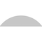 Ekena Millwork Segment Arch 3 Spoke Architectural Grade PVC Pediment, 76"W x 20"H x 2"P PEDPS076X200SEG03 - alternate 4